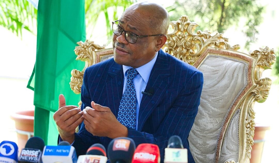 Nyesom Wike, Minister of the Federal Capital Territory, speaking during an interview.