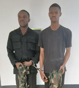 Suspected naval impersonators handed over to police in Calabar