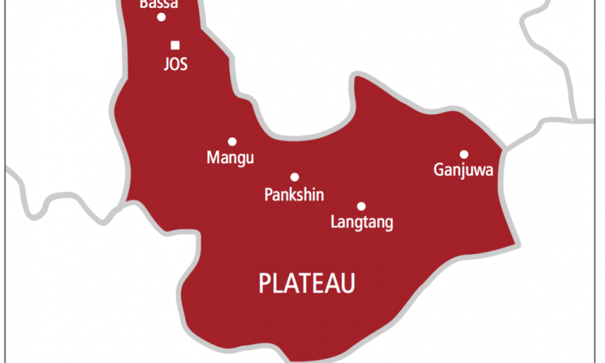 Map of Plateau State, Nigeria