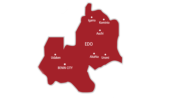 Map of Edo State, Nigeria