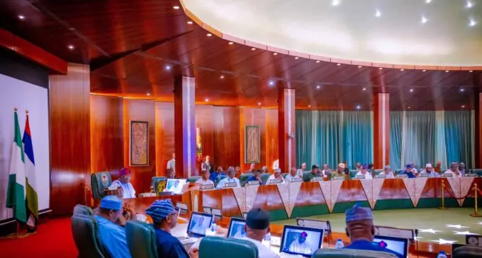 President Bola Ahmed Tinubu at the National Economic Council conference in Abuja