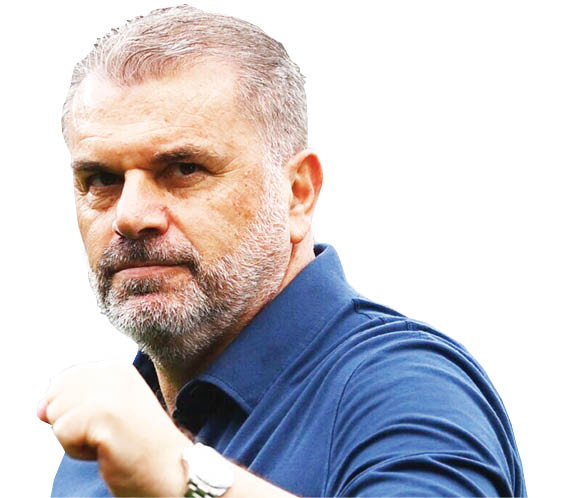 Ange Postecoglou, manager of Tottenham Hotspur