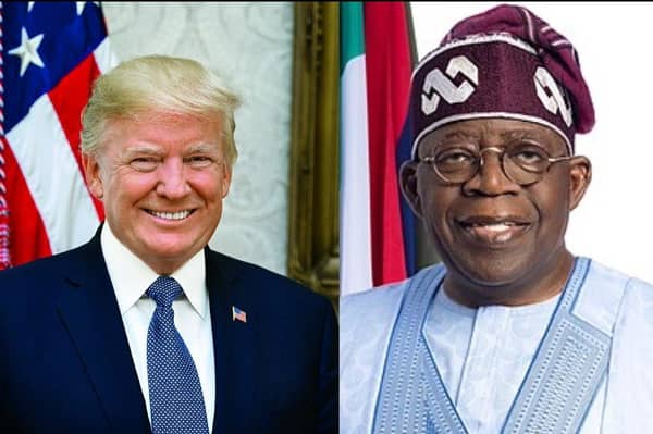 U.S. President Trump and Nigerian President Tinubu in discussion