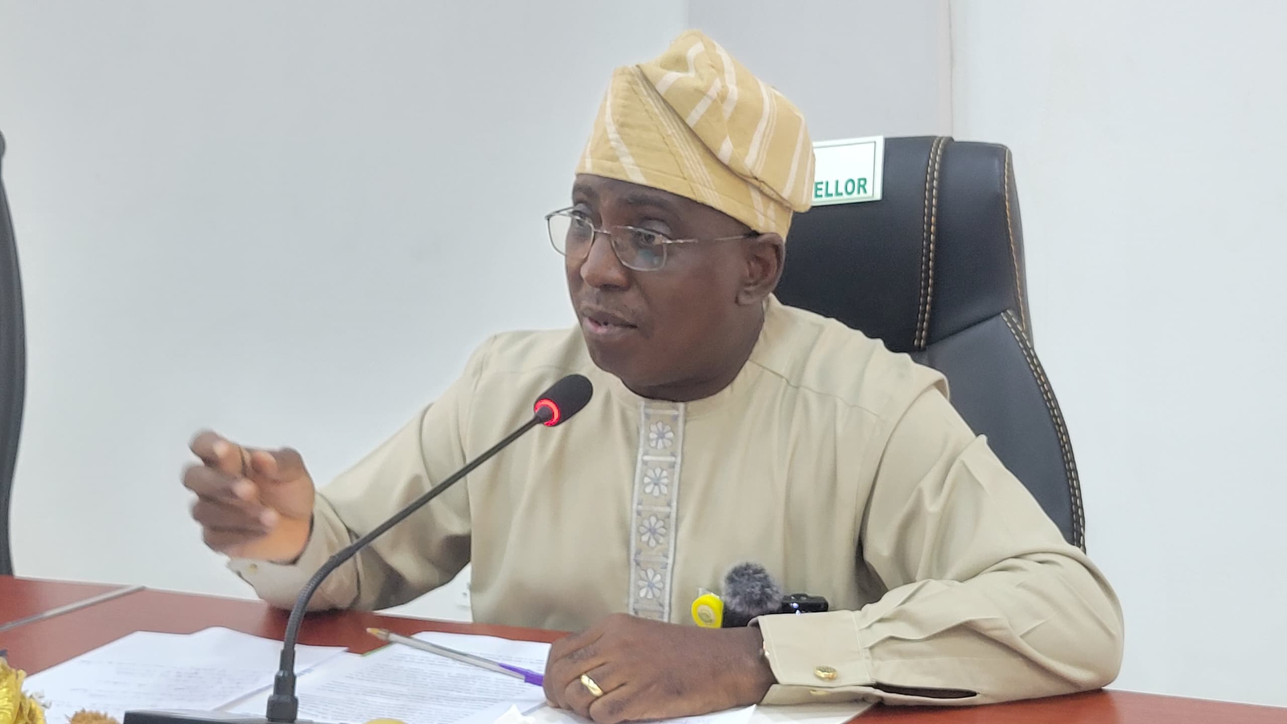 Prof. Olusola Kehinde, the Vice Chancellor of FUNAAB, shares news on student loan disbursements.