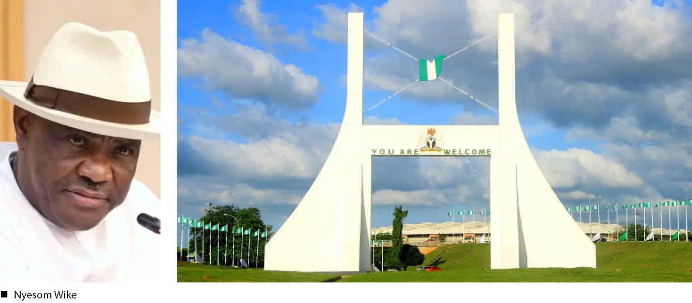 Minister Nyesom Wike addressing issues in the FCT