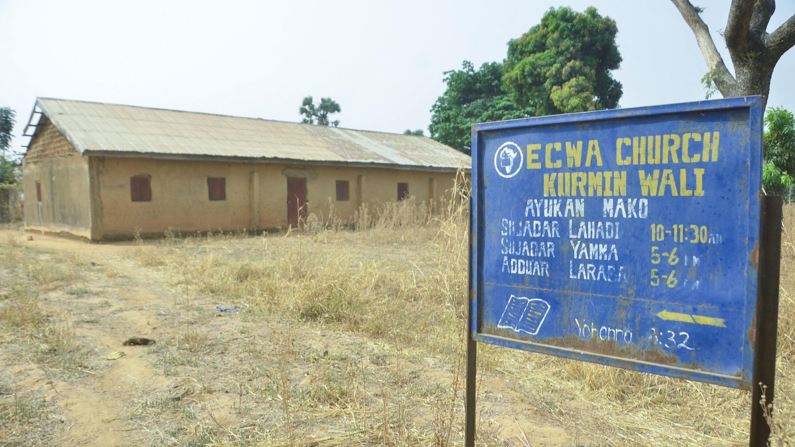 Kaduna church where worshippers were abducted