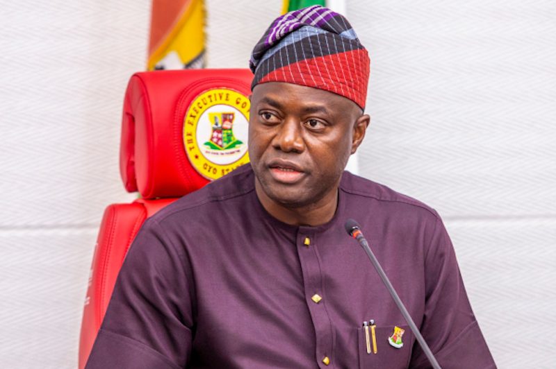 Oyo State Governor Seyi Makinde speaking at the Obafemi Awolowo Lecture 2026.