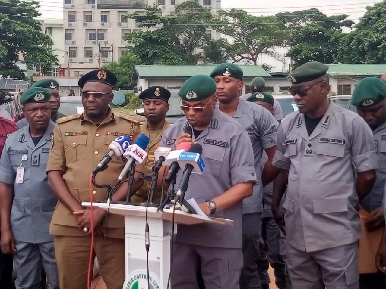 Scene from Ogun State related to the customs officer ambush incident