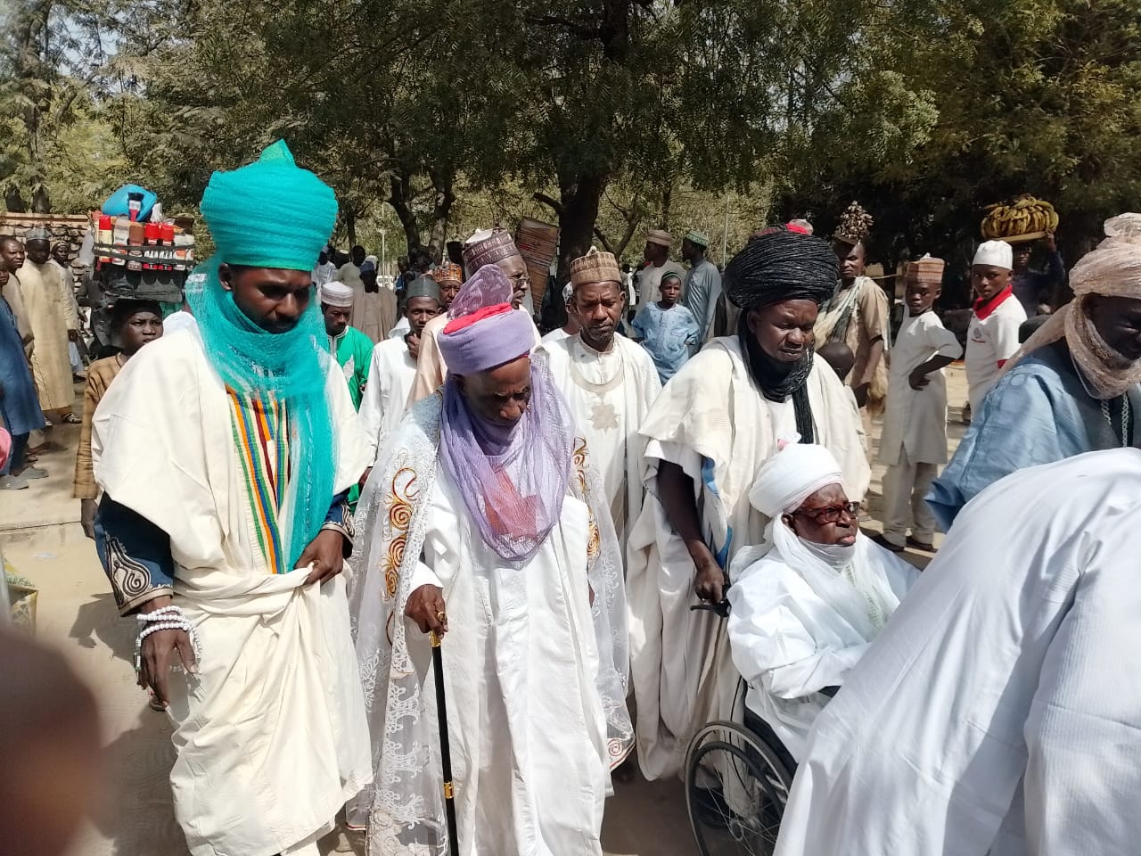 Prayers for Murtala Muhammed during the 50th anniversary ceremony