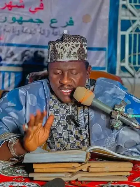 Sheikh Alkali Abubakar Salihu Zaria during a sermon