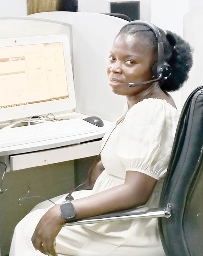 Jessica Khaliat James, a young Nigerian woman.