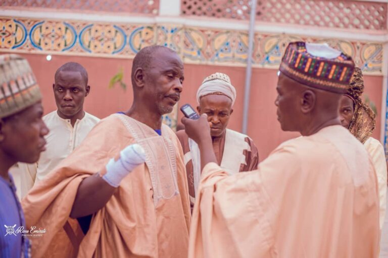 A teacher in Kano State whose hand was cut off by robbers.