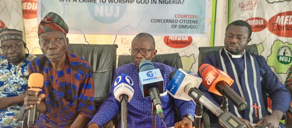Bandits at a checkpoint in Kwara State, Nigeria.