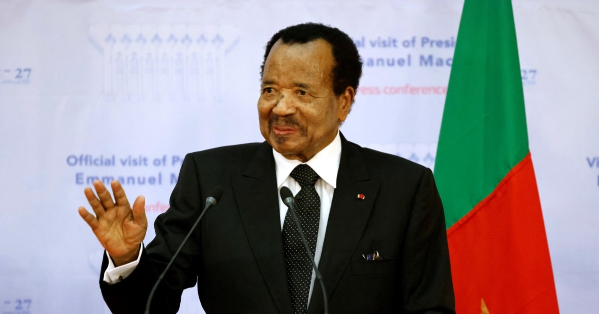 Cameroon's President Paul Biya