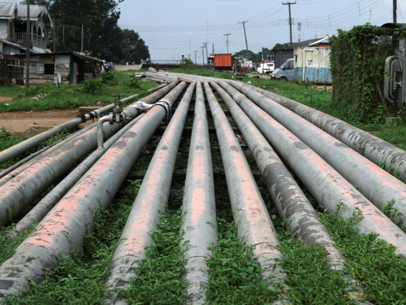 Gas pipelines in the Niger Delta region