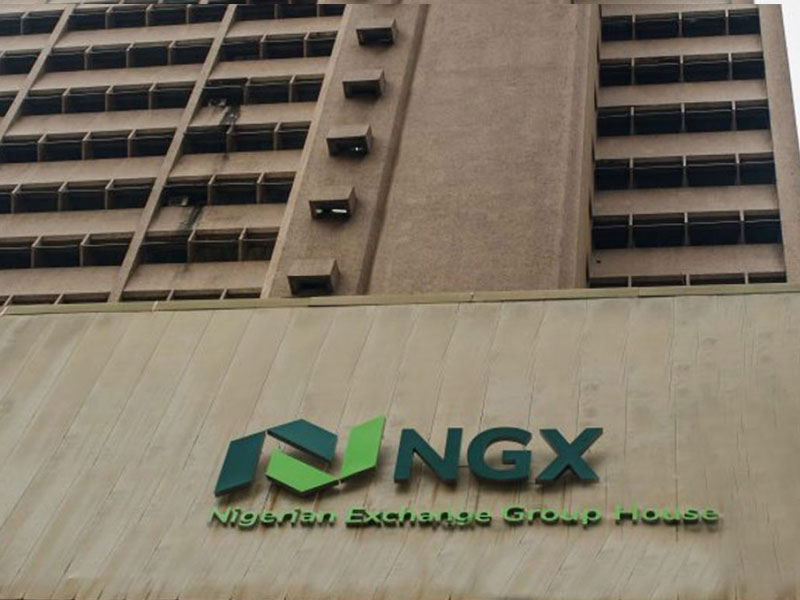 Exterior view of the Nigerian Exchange Group (NGX) building in Lagos.