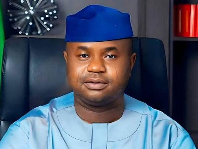 A member of the Coalition of Concerned Nigerian Citizens during a previous protest.