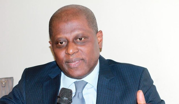 Olayemi Cardoso, Governor of the Central Bank of Nigeria, during a meeting with British investors.