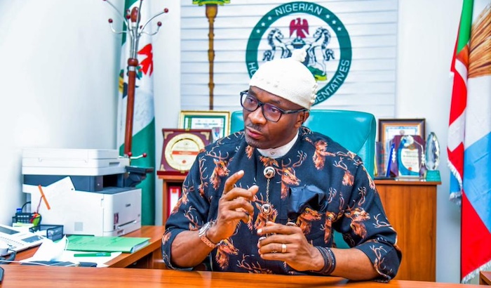 Deputy Speaker Hon. Benjamin Kalu during a session in the House of Representatives