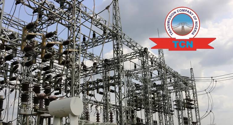 Transmission Company of Nigeria equipment at a power station.