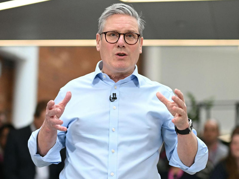 UK Prime Minister Keir Starmer during his visit to China