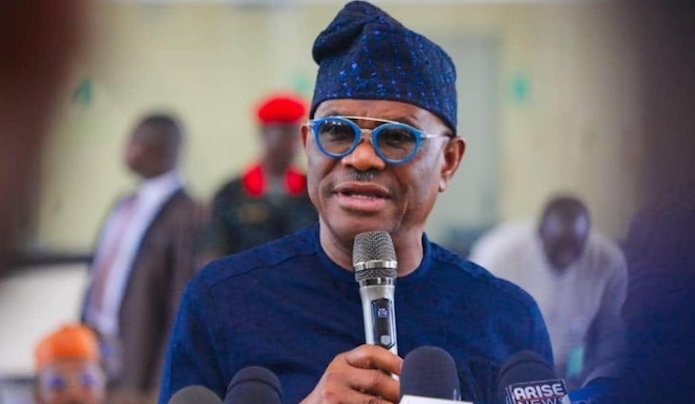 Minister of FCT, Nyesom Wike addressing issues regarding the striking FCTA workers