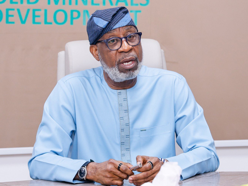 Image of Dr. Dele Alake, Minister of Solid Minerals Development