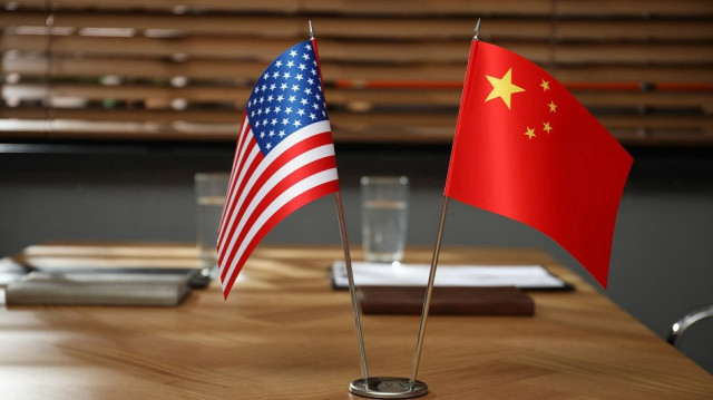 Image depicting a symbolic representation of US-China relations