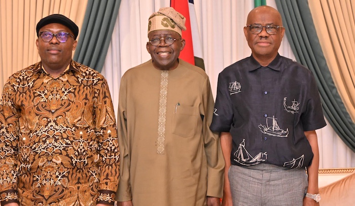 President Tinubu mediates the political dispute in Rivers State