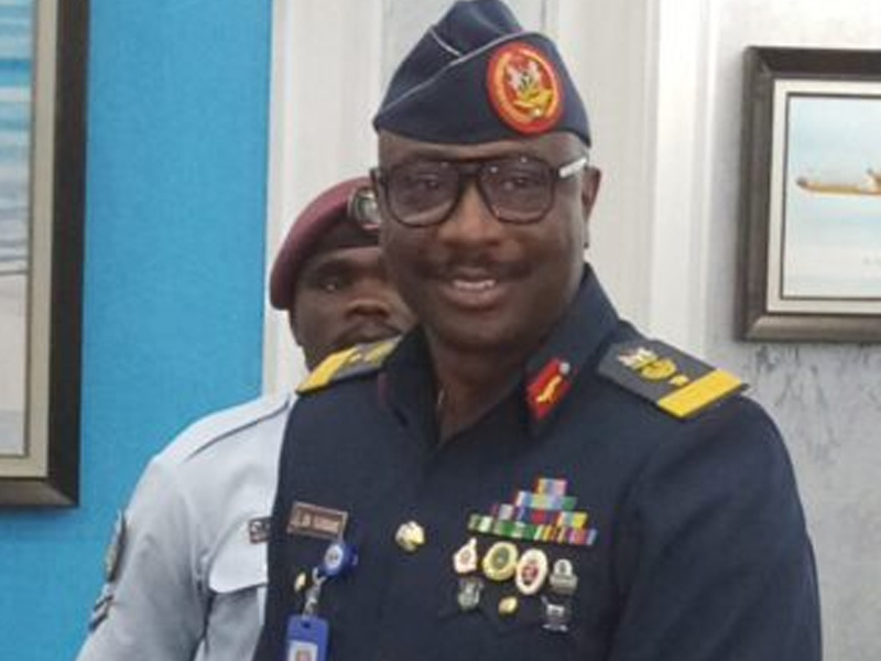 Air Commodore Ehimen Ejodame, Director of Public Relations and Information for the Nigerian Air Force.
