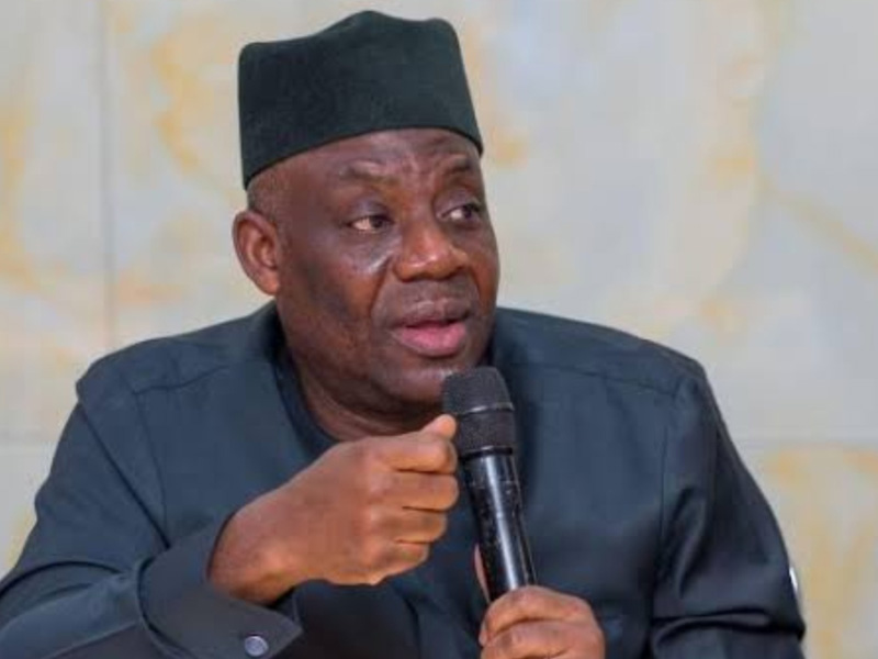 Minister of Education, Dr. Tunji Alausa, addressing a press conference.