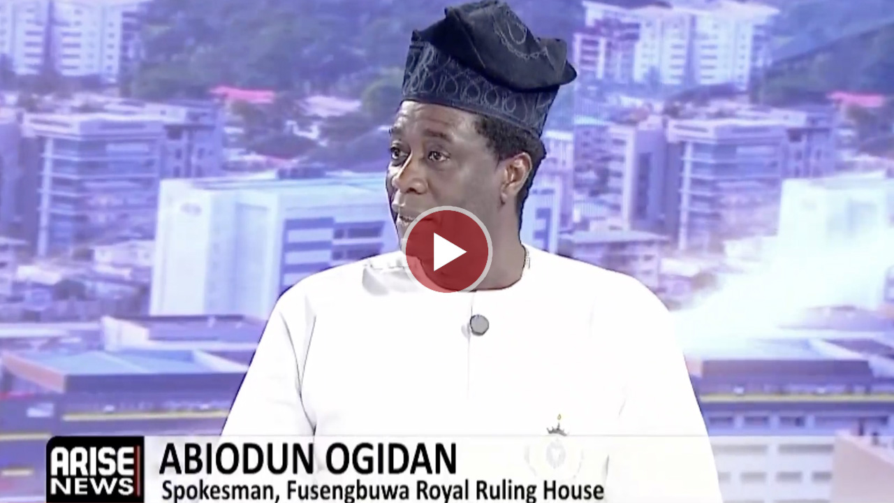 Abiodun Ogidan, spokesman of the Fusengbuwa Royal House
