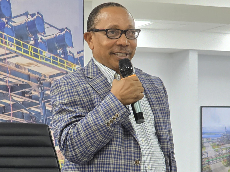 Anthony Chiejina at Dangote Refinery