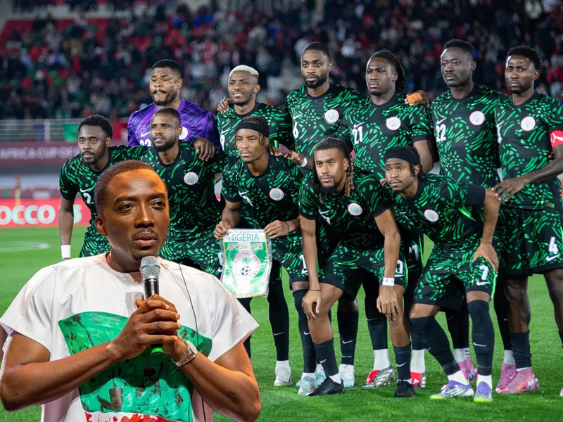 Bovi Ugboma addressing the Super Eagles