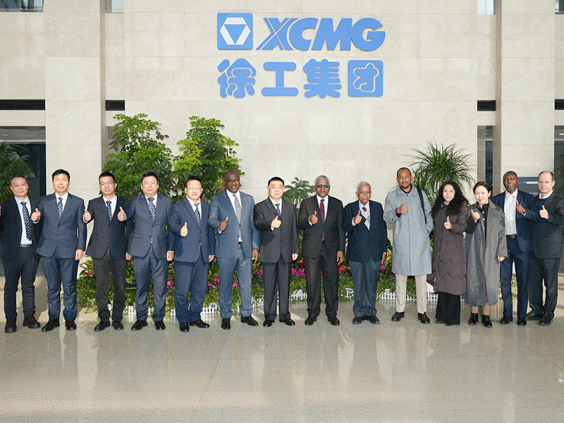Dangote Group and XCMG executives during the partnership announcement