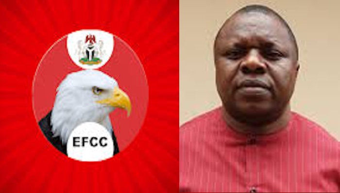 The image shows the Federal High Court where the EFCC arraigned Dr. Tersoo Joseph Loko and others.