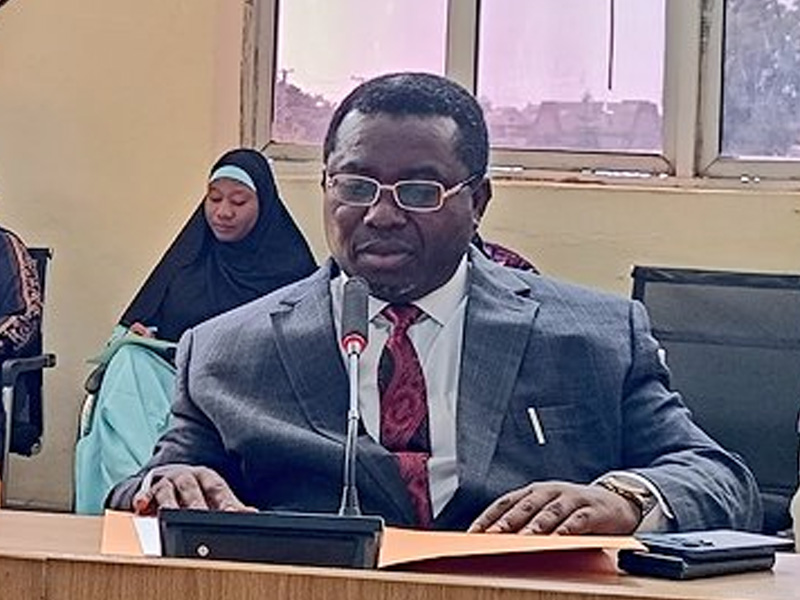 INEC Chairman Joash Amupitan addressing the media during the meeting