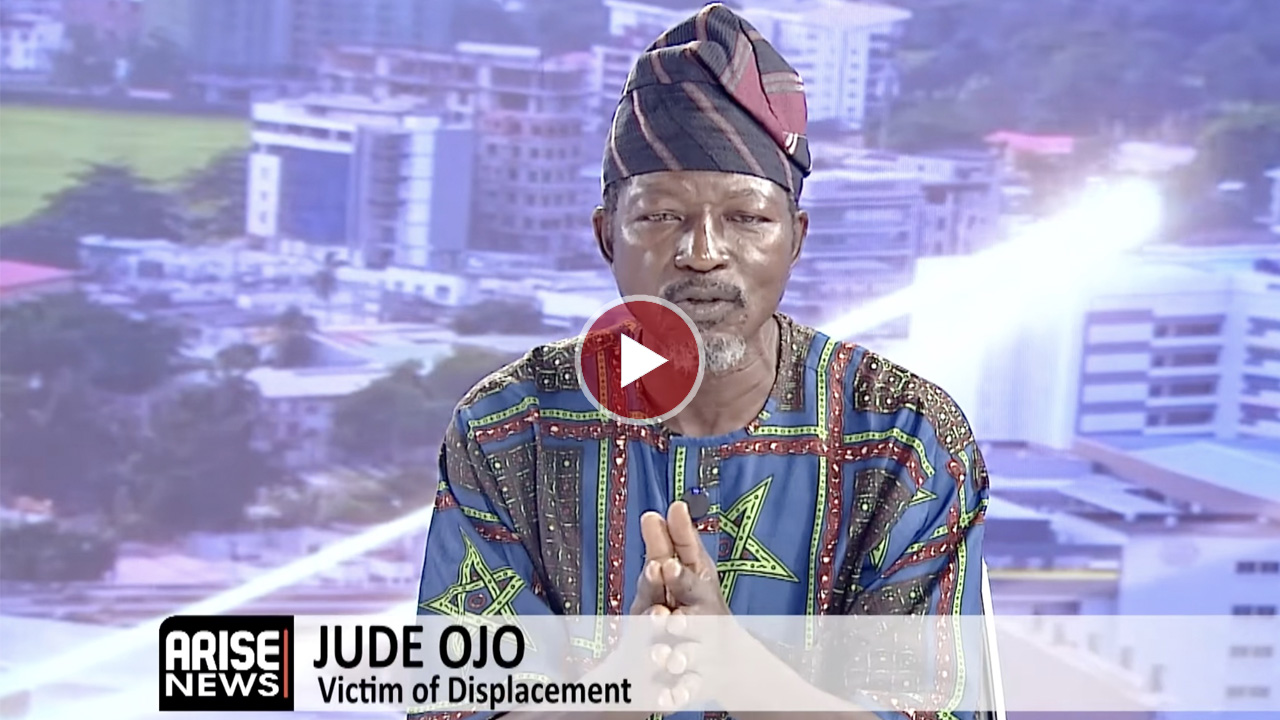 Jude Ojo speaking about the demolitions and evictions in Makoko