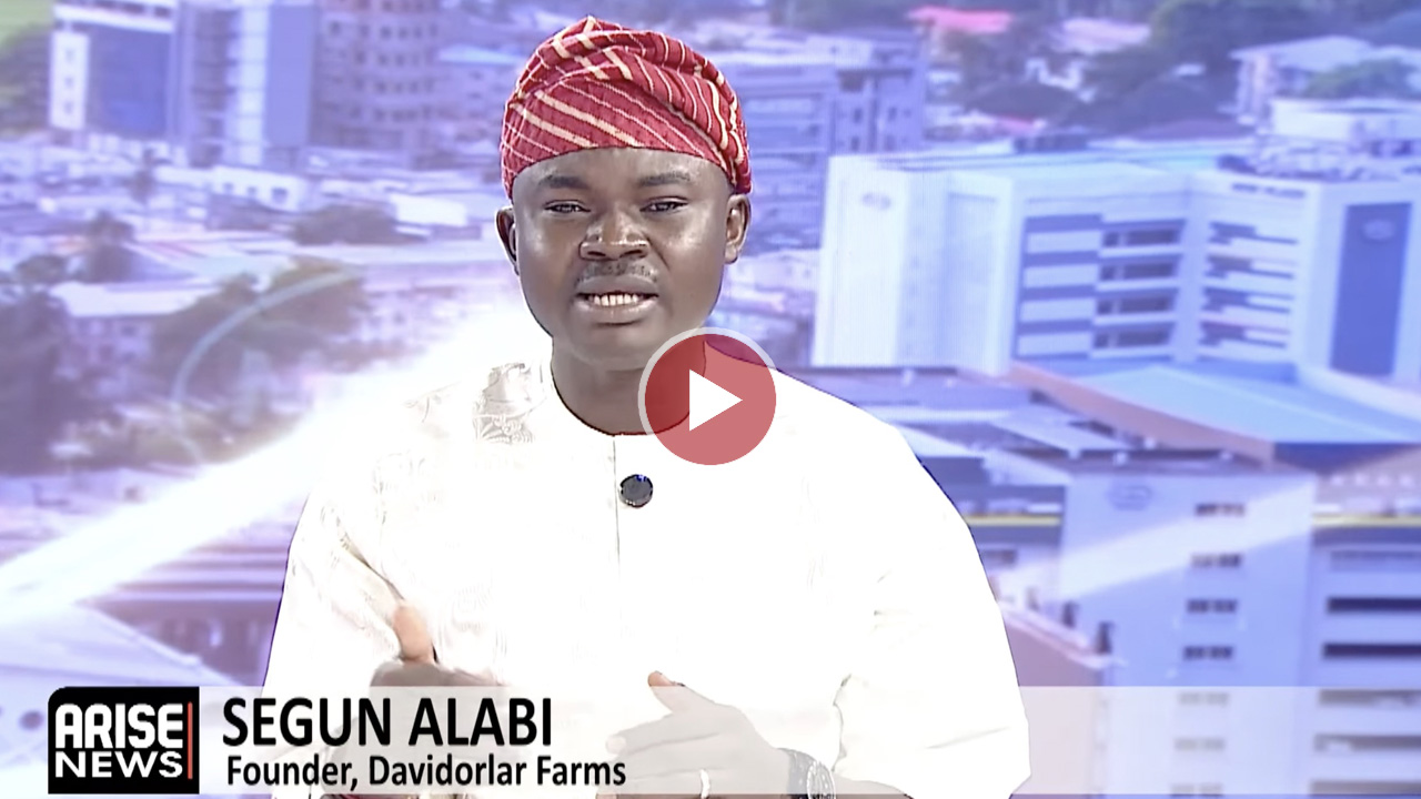 Segun Alabi discussing agricultural issues