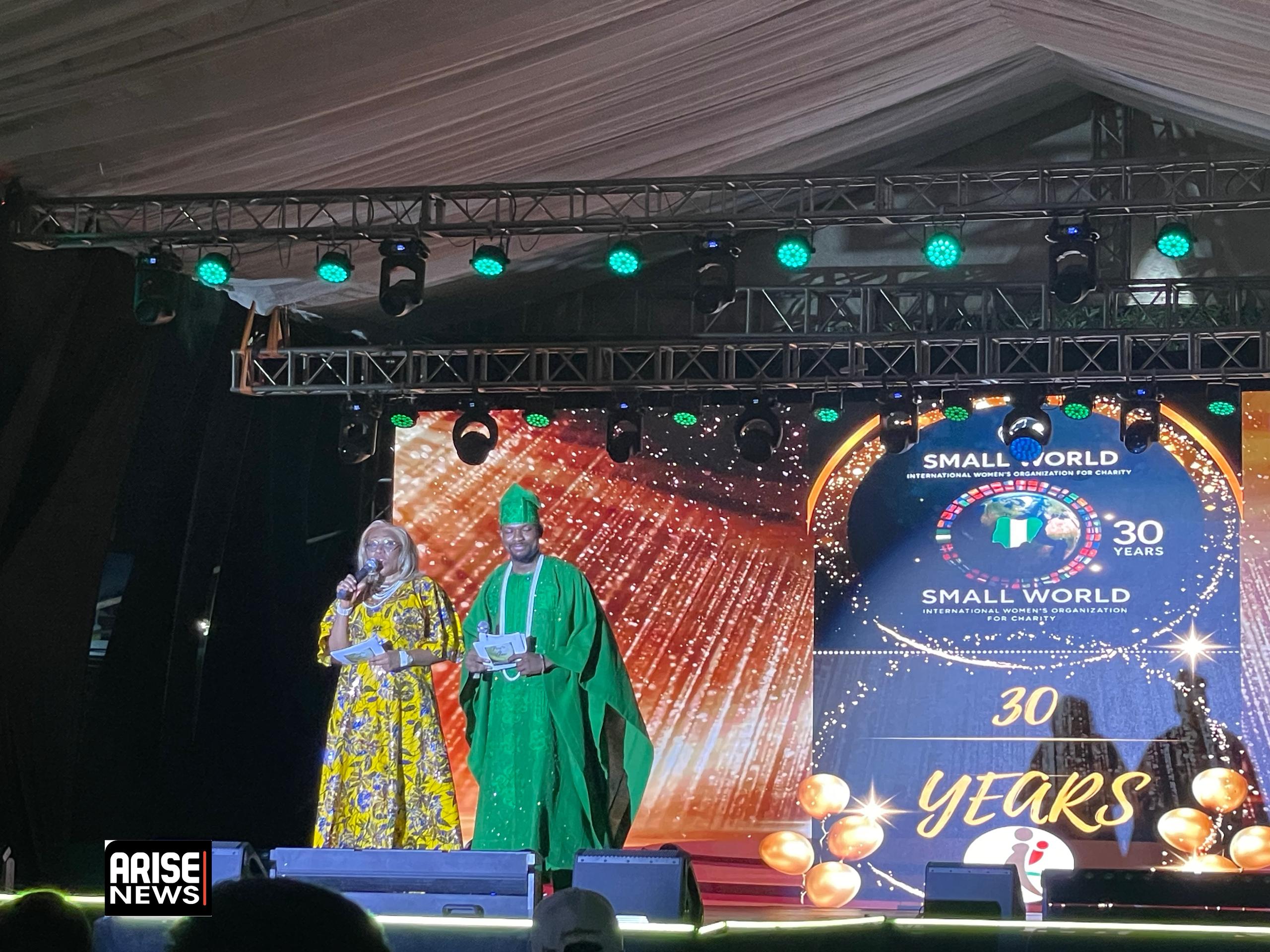 Gathering at the Small World 30th anniversary celebration in Lagos.