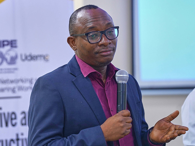 Dr. Adebowale Adedokun, Director-General of BPP, presenting during the training session