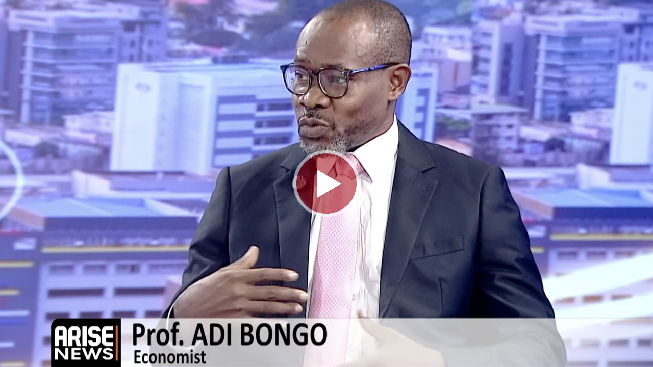 Professor Adi Bongo discussing Nigeria's economic challenges