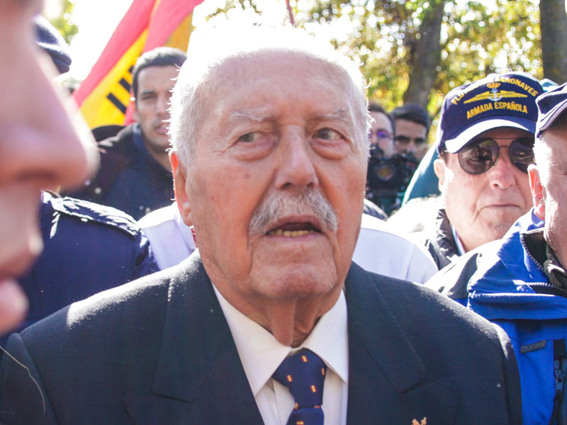 Antonio Tejero, the Civil Guard officer known for the 1981 coup attempt in Spain.
