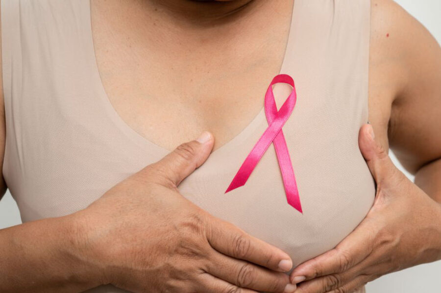 A group discussion highlighting the challenges and statistics related to breast cancer in Nigeria.