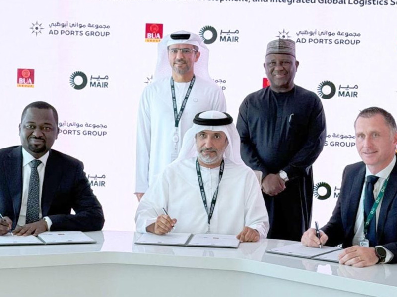 President Bola Tinubu during the signing of the MoU between Nigeria’s BUA Group and Emirati companies