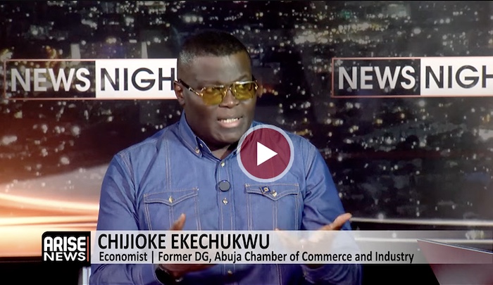 Chijoke Ekechukwu, economist and former DG of ACCI, pictured during an interview.