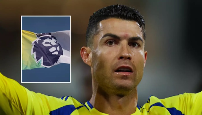 Cristiano Ronaldo during a match with Al Nassr