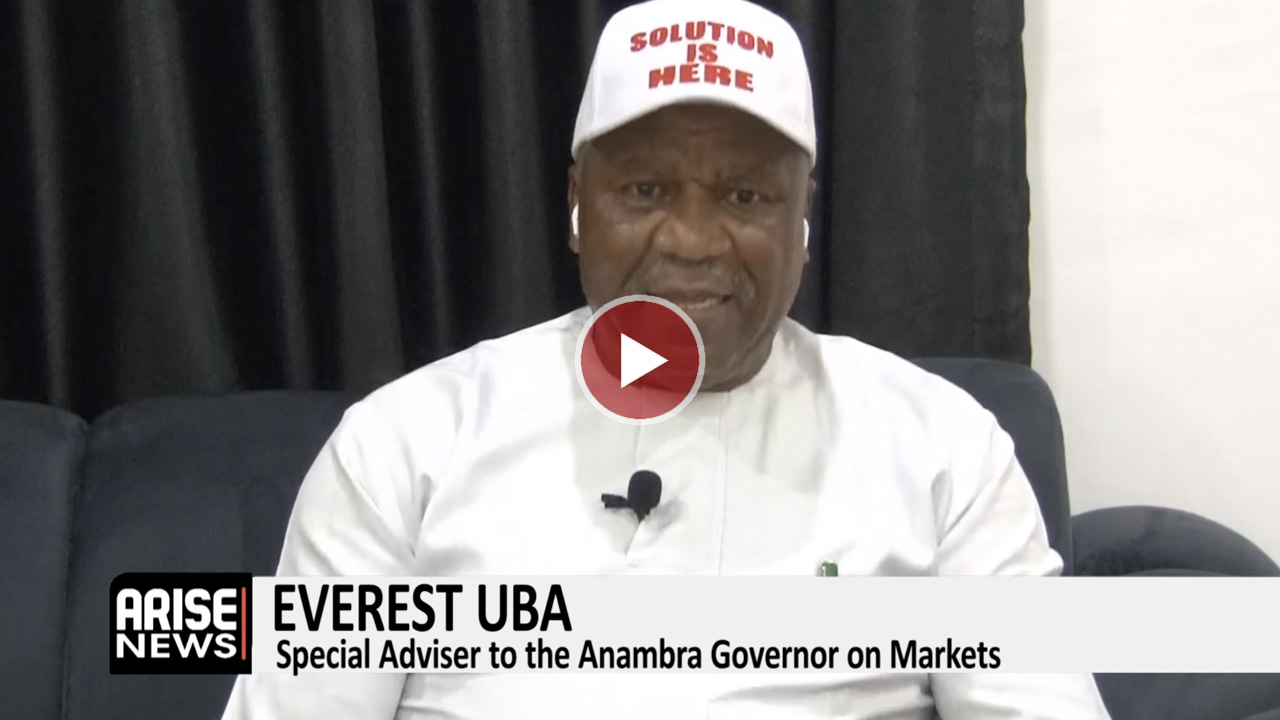 Everest Uba speaking about Anambra's market reopening