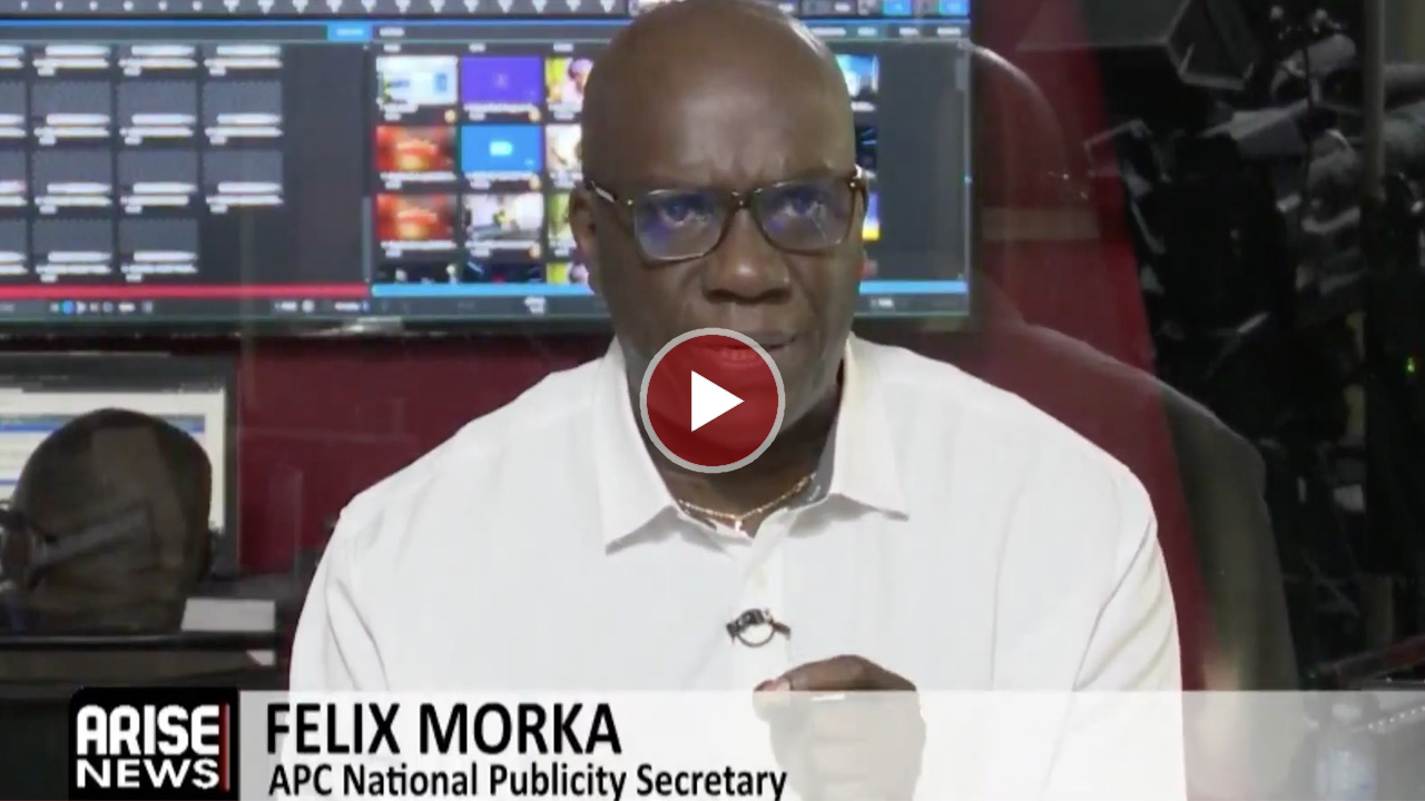 Felix Morka, National Publicity Secretary of APC, speaking during an interview