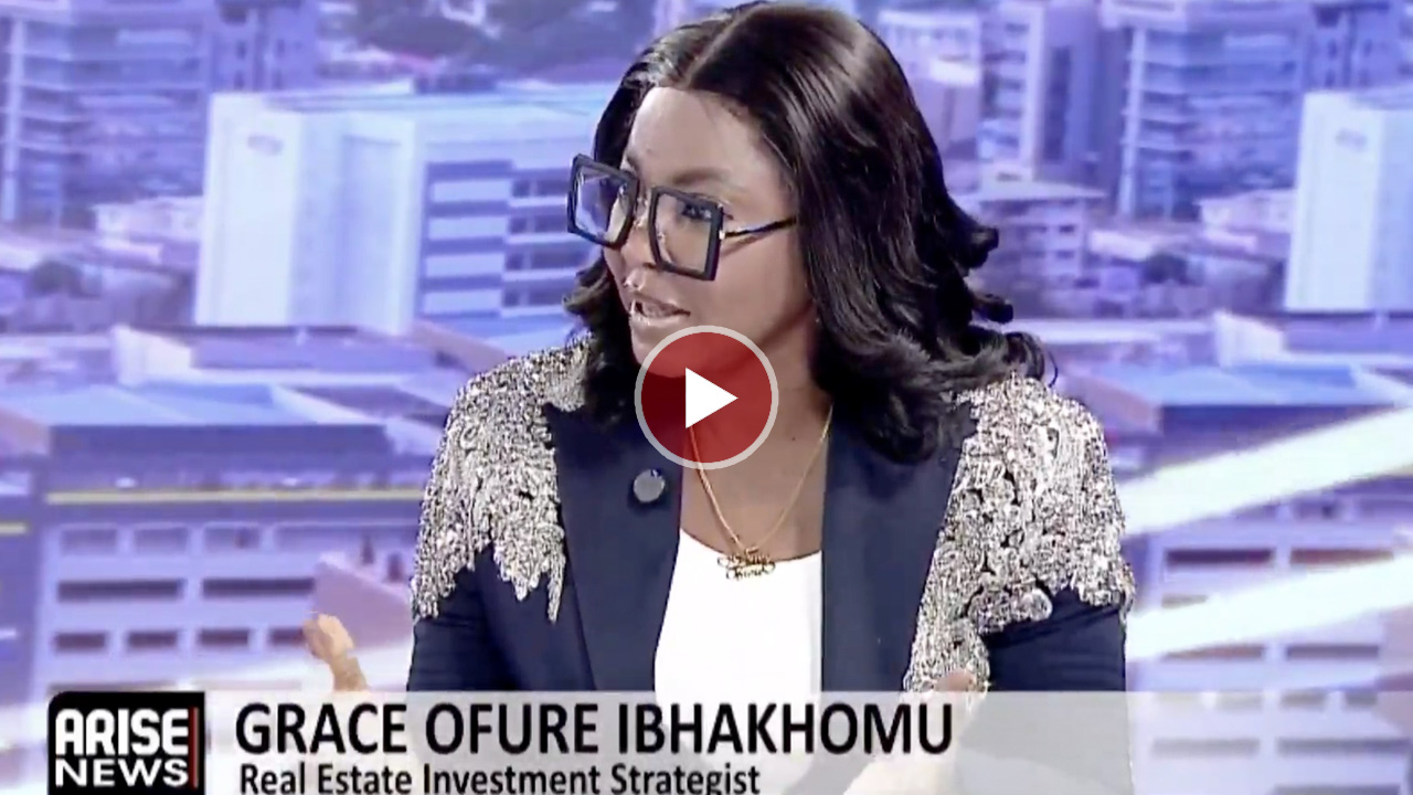 Grace Ofure Ibhakhomu during an interview on the importance of real estate documentation and physical ownership.